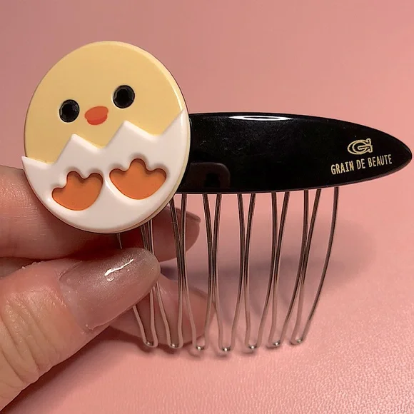 Grain De Beaute Baby Chick Hair Pin Chicks Hair Clips Miniblings Pin Chickens Farm Chicken  main image 2